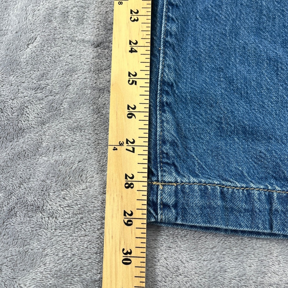 PAIGE Wide Leg Jeans Womens 26 Blue Petite Pull On Drawstring Denim Retails $259 - Picture 11 of 12